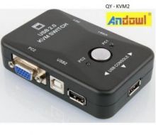 ΕΠΙΛΟΓΈΑΣ VGA 2 PC ΚΑΙ USB QY-KVM2 ANDOWL